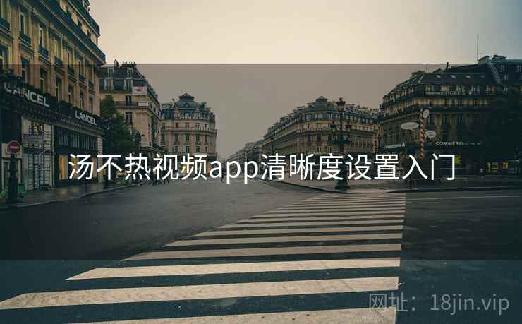 汤不热视频app清晰度设置入门