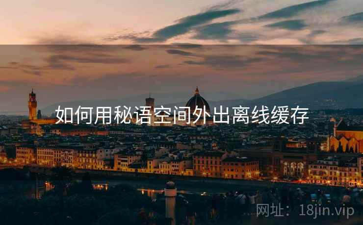 如何用秘语空间外出离线缓存