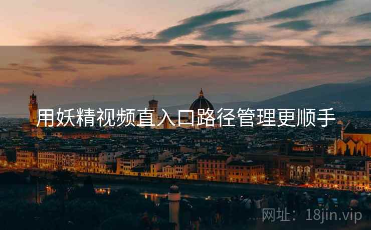 用妖精视频直入口路径管理更顺手