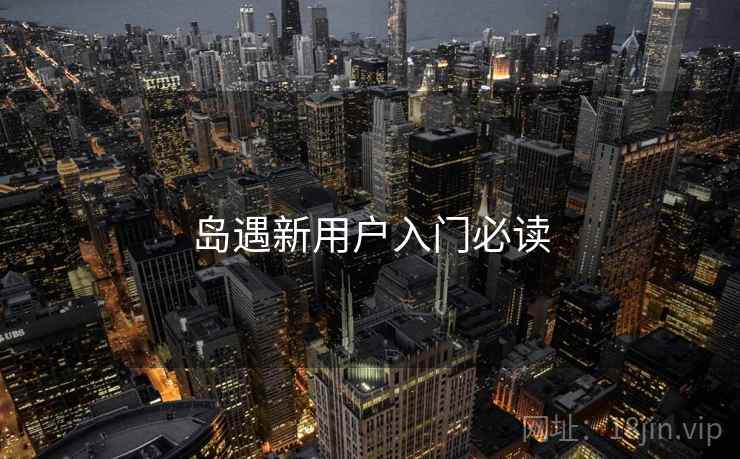 岛遇新用户入门必读